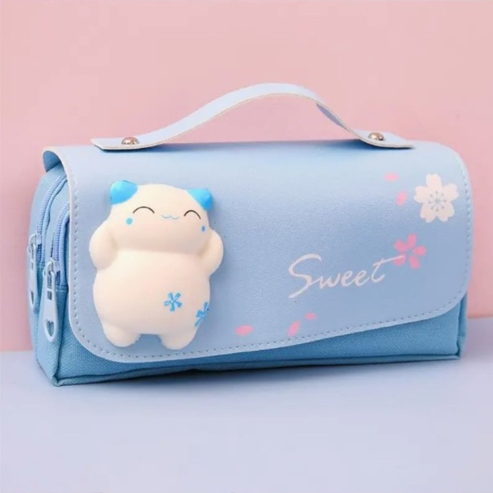 Pencil small thing holder (Blue)